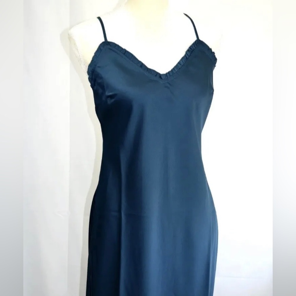 Elegant Navy Blue Maxi Dress